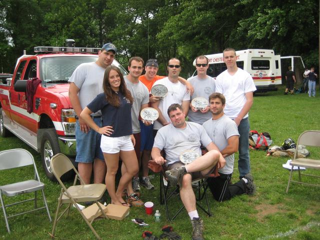 2010 JIMMY Muster - 1st Place Hose Roll, 1st Place Tug-O-War, 1st Place Bucket Brigade, Best Overall